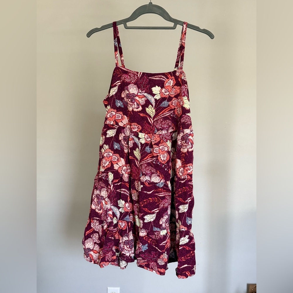 Old Navy Purple and Pink Floral Dress
